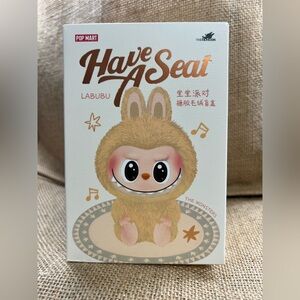 Pop Mart The Monsters (Labubu) Have A Seat Vinyl Plush Blind Box.